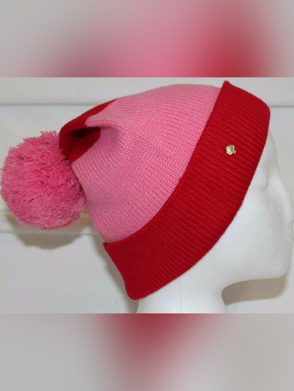 Kate Spade Color Block Beanie - Picture 7 of 8